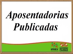 Relação Aposentadorias publicadas site