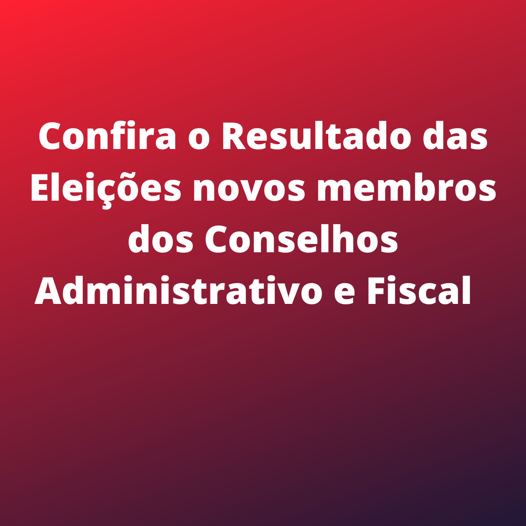 Resultados das eleições novos membros dos Conselhos Administrativo e Fiscal RPPS/SC