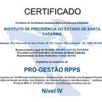 Santa Catarina se torna referência nacional em gestão previdenciária com certificação do Ministério da Previdência